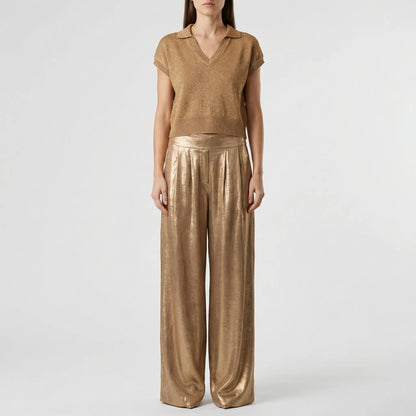 Metallic Shimmer Co-Ord Set For Women - Leigh