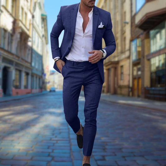 Stijlvol Slim Fit Herenpak - Noah