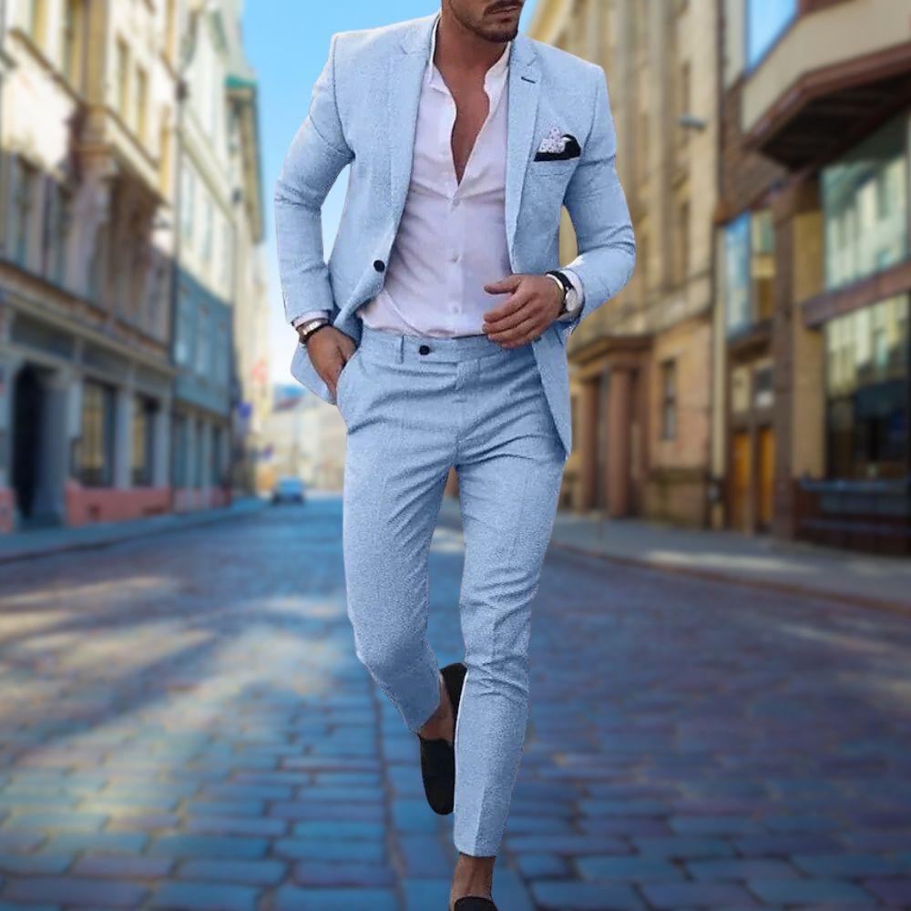 Stijlvol Slim Fit Herenpak - Noah