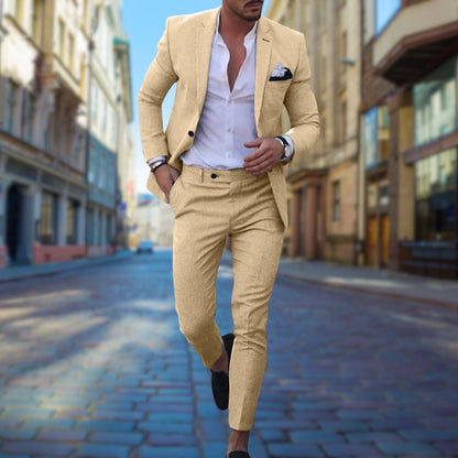 Stijlvol Slim Fit Herenpak - Noah