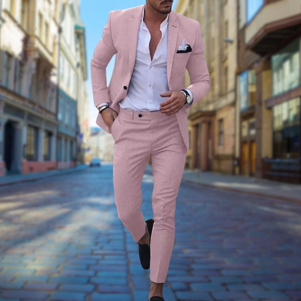 Stijlvol Slim Fit Herenpak - Noah