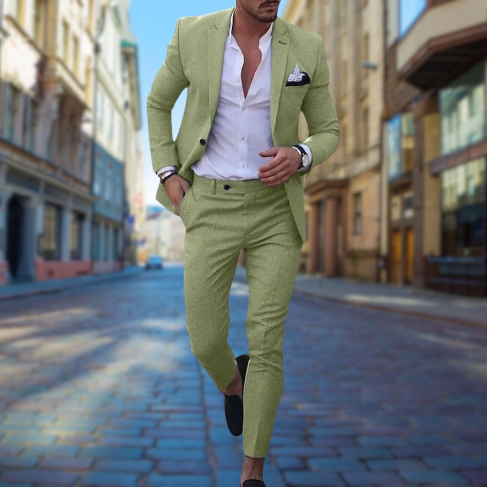 Stijlvol Slim Fit Herenpak - Noah