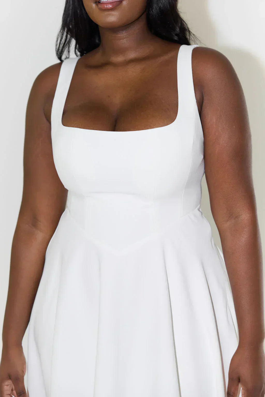 Midi Kleid Mit Hoher Taille - Sofie