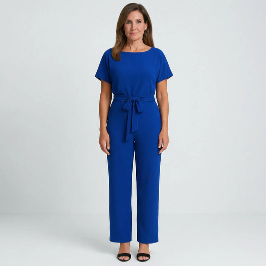 Minimalistischer Jumpsuit Mit Weitem Bein - Lavinia