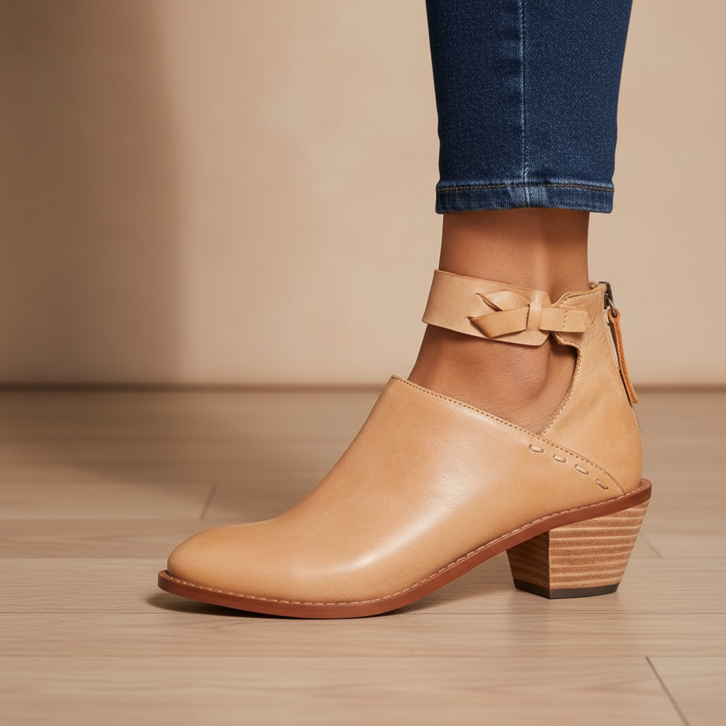 Mittelhoher Blockabsatz Damenschuh - Gloria