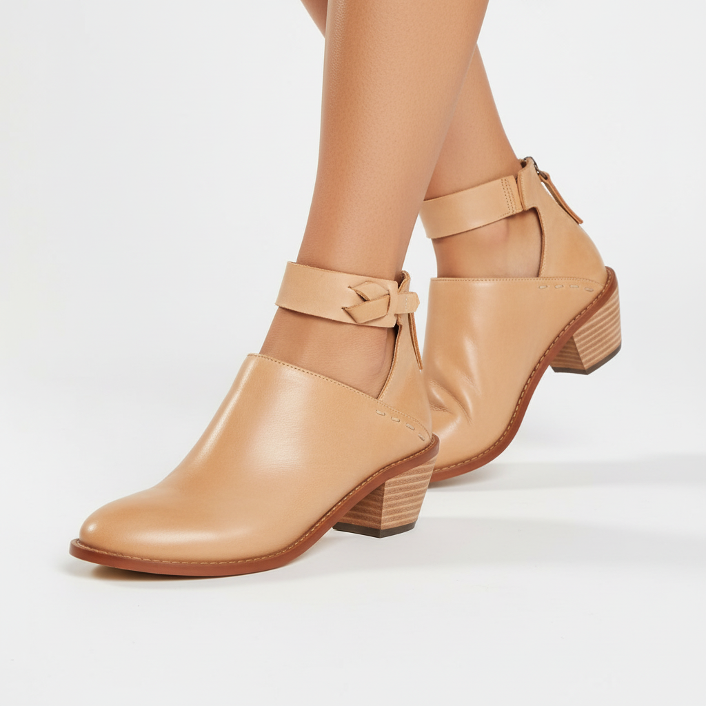 Mittelhoher Blockabsatz Damenschuh - Gloria
