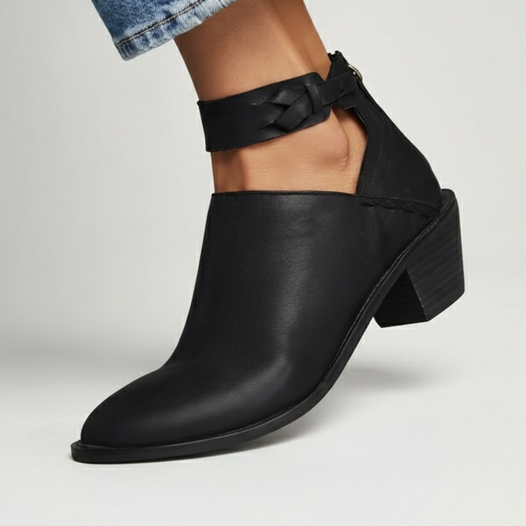 Mittelhoher Blockabsatz Damenschuh - Gloria