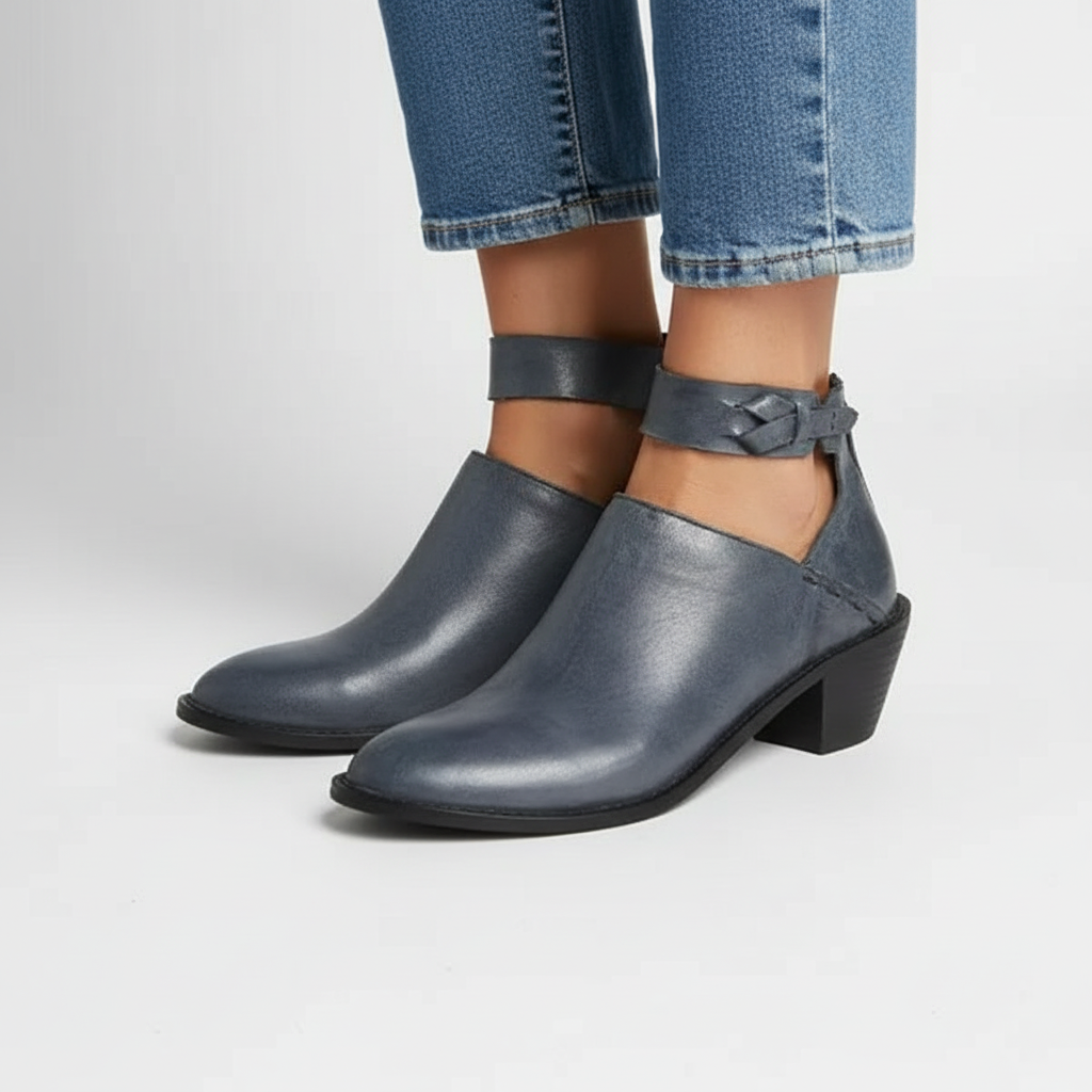 Mittelhoher Blockabsatz Damenschuh - Gloria