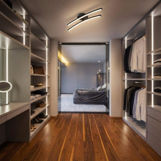Modern Curved Ceiling Fixture -  Curvion