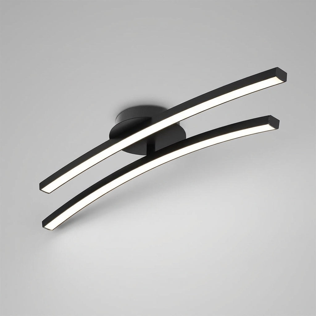 Modern Curved Ceiling Fixture -  Curvion