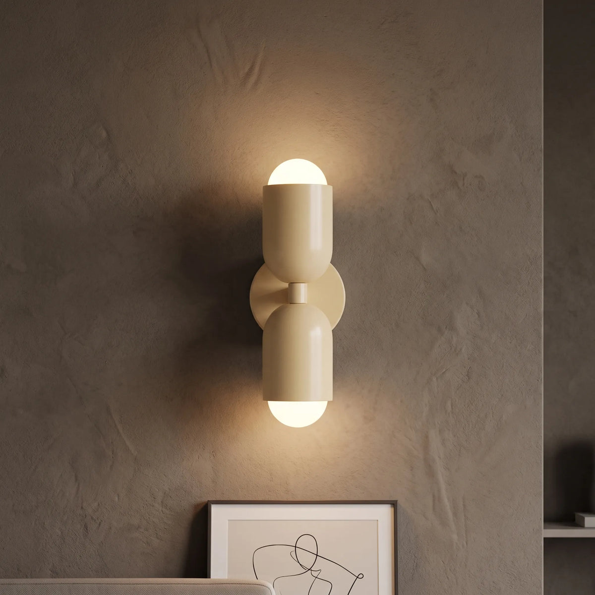 Moderne Up-Down Wandlamp Met Dubbelzijdige LED-Verlichting