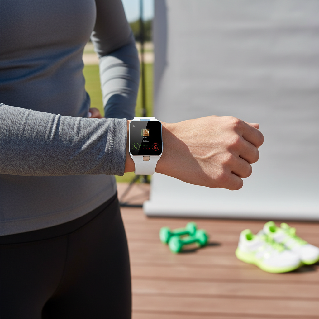 Moderne Smartwatch Mit Rechteckigem Display - Pulseon