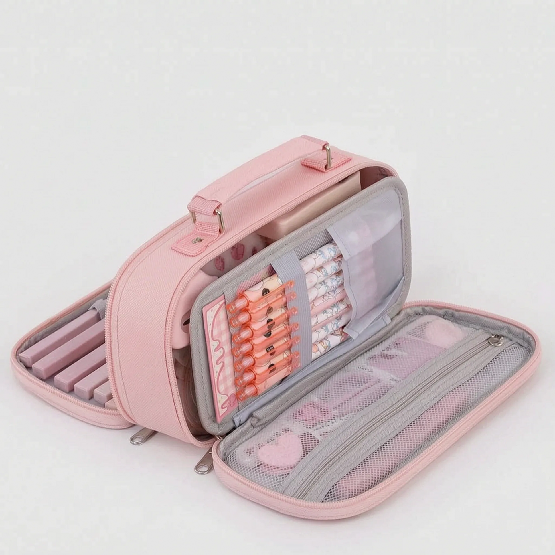 Multi-Compartment Zipped Stationery Bag - Modulax