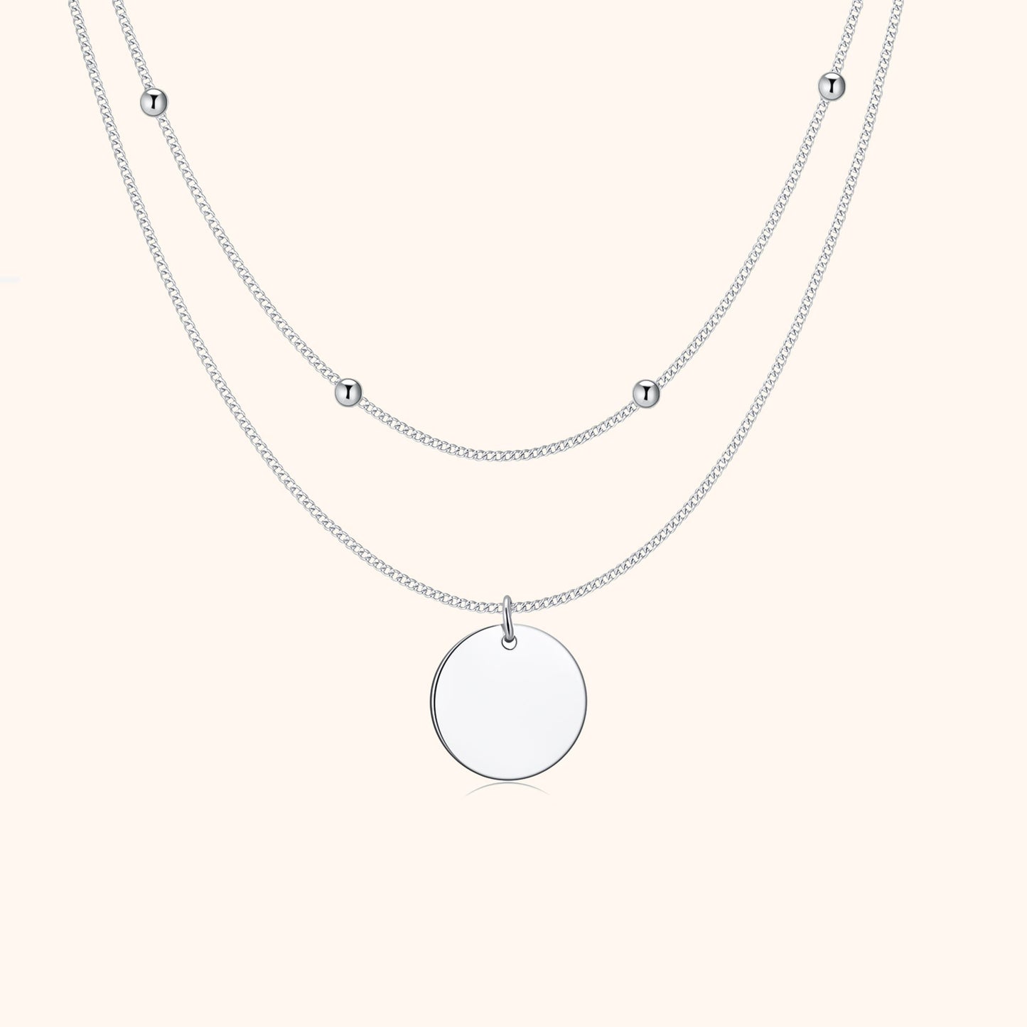 Dubbele Medaillonketting - Amélie