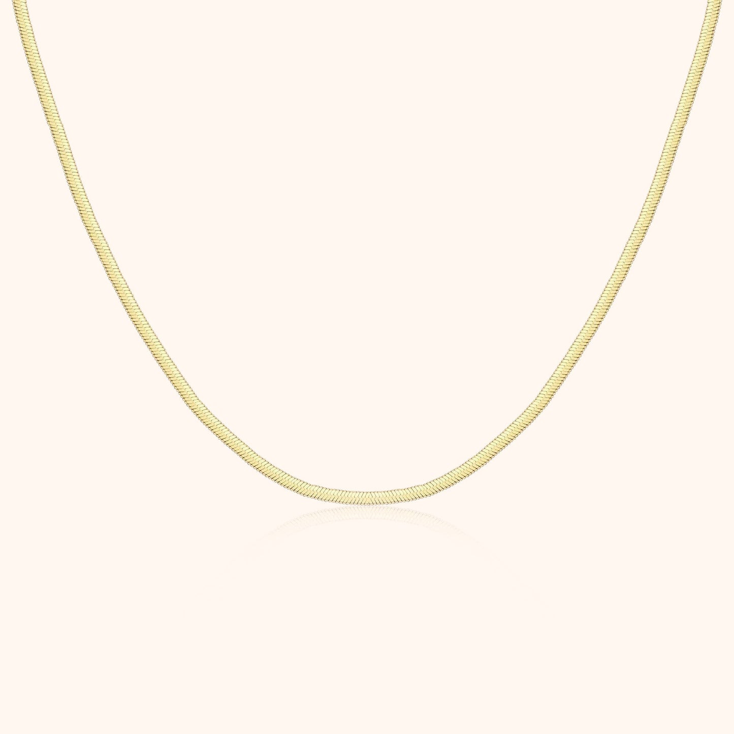 Luxe Platte Halsketting - Elvira