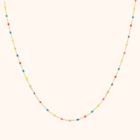 Stijlvolle Regenboogketting - Iris
