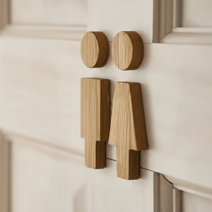 Natürliches Badezimmer Dekor - OakMarker