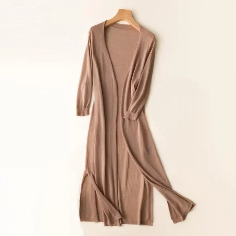 Dames lange mouw vest - Elda