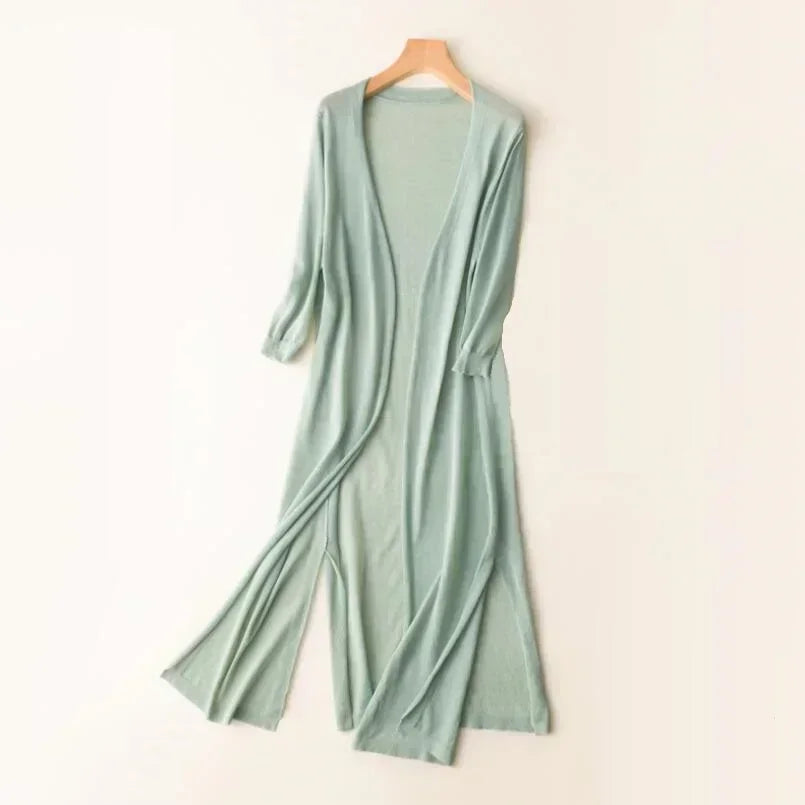 Dames lange mouw vest - Elda