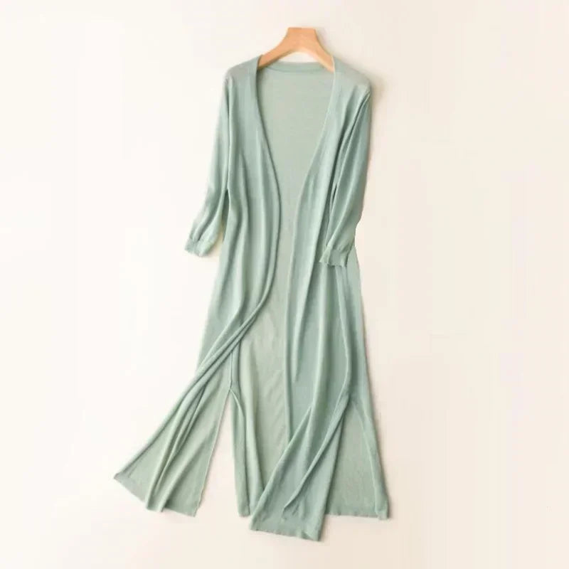 Dames lange mouw vest - Elda