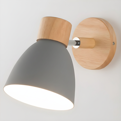 Nordische Holz Wandleuchte - WoodLuma
