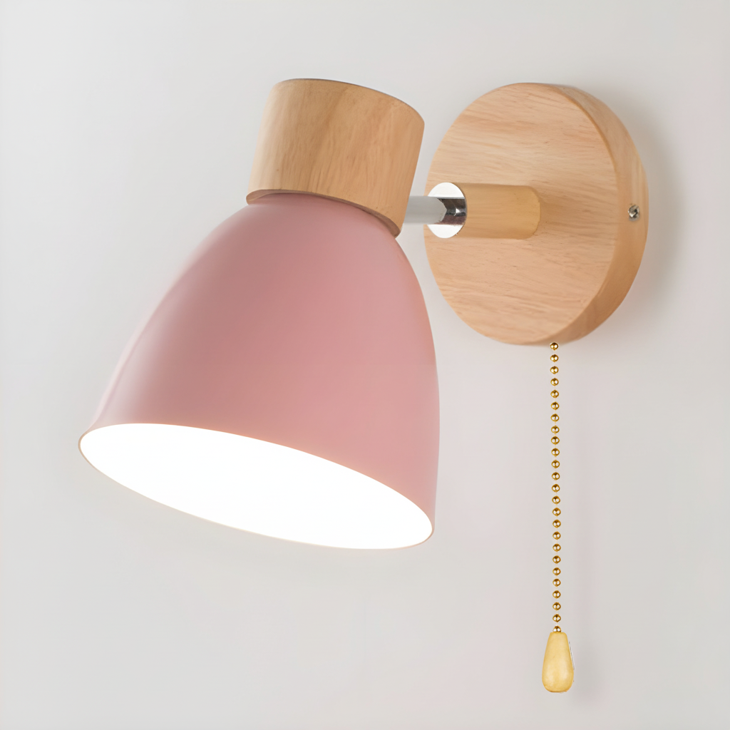 Nordische Holz Wandleuchte - WoodLuma