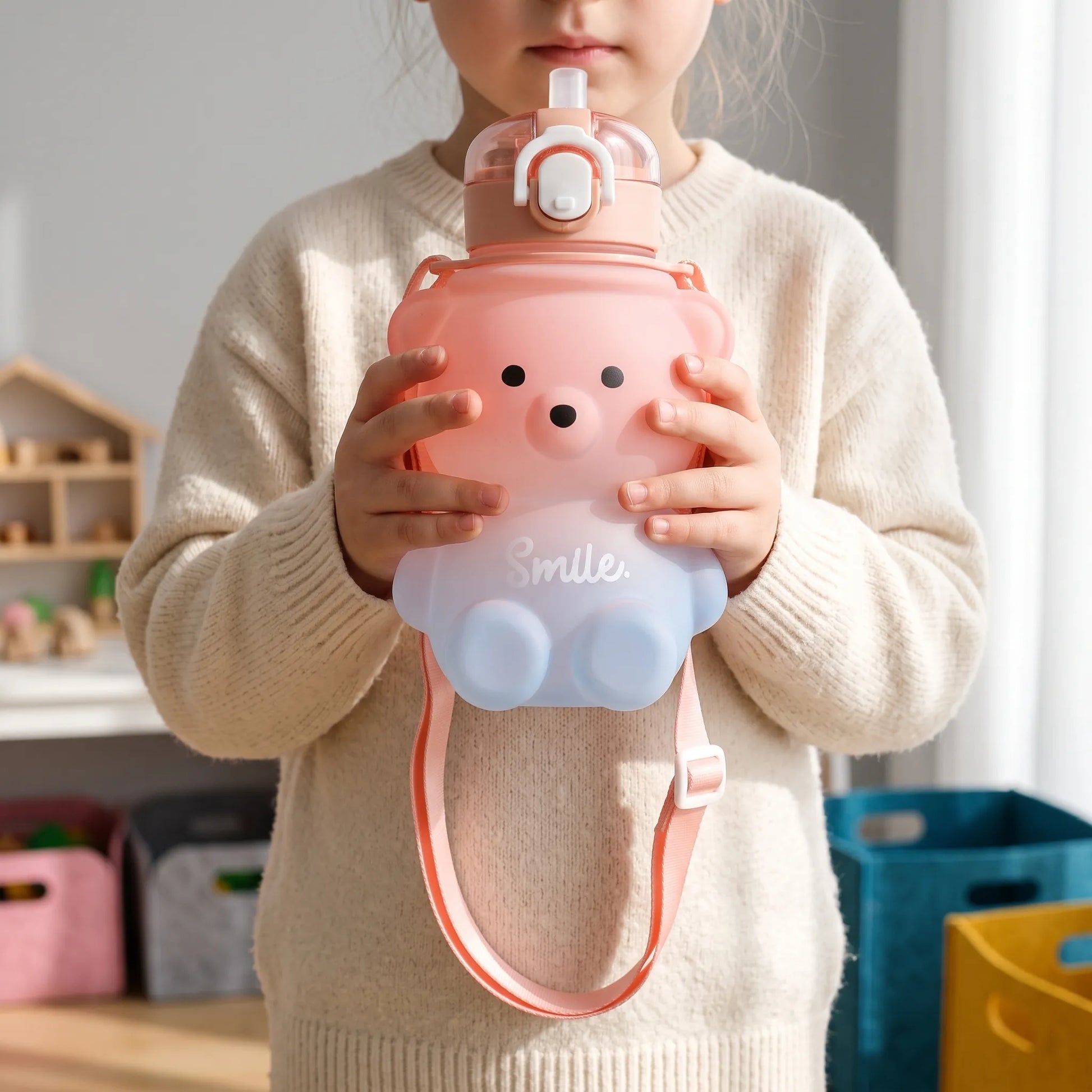 Novelty Bear Water Bottle - Pawsley