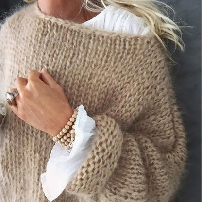 Oversized Gehaakte Damestrui – Freja