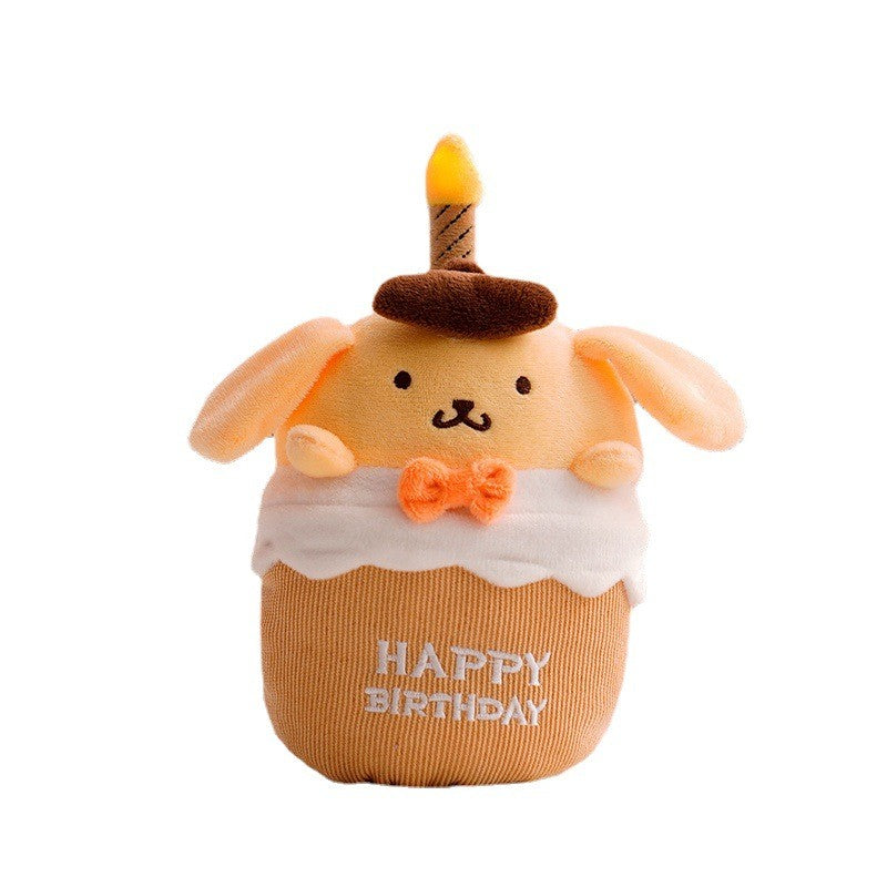 Muzikale Verjaardagstaart Knuffel met Licht en Geluid - GlowCake