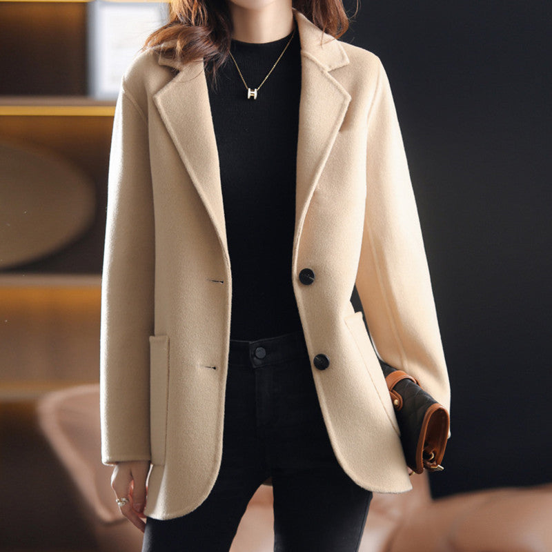 Dames Tweed Herfst & Winterjas – Aurelia