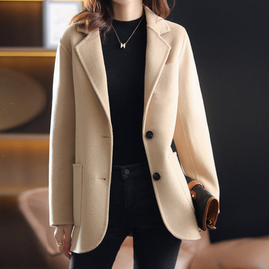 Dames Tweed Herfst & Winterjas – Aurelia
