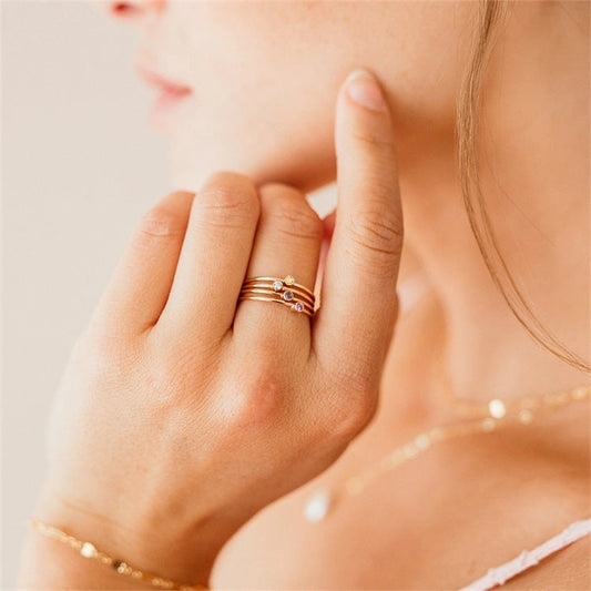 Geboortesteen Ring - Celestia