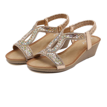 Luxe Dames Sandalen met Wedge Hak – Celeste