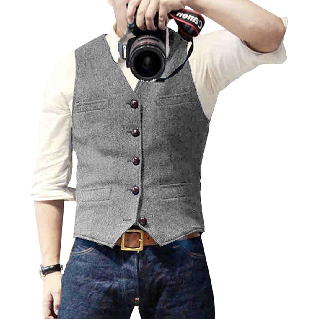 Stijlvol Heren Gilet - Victor