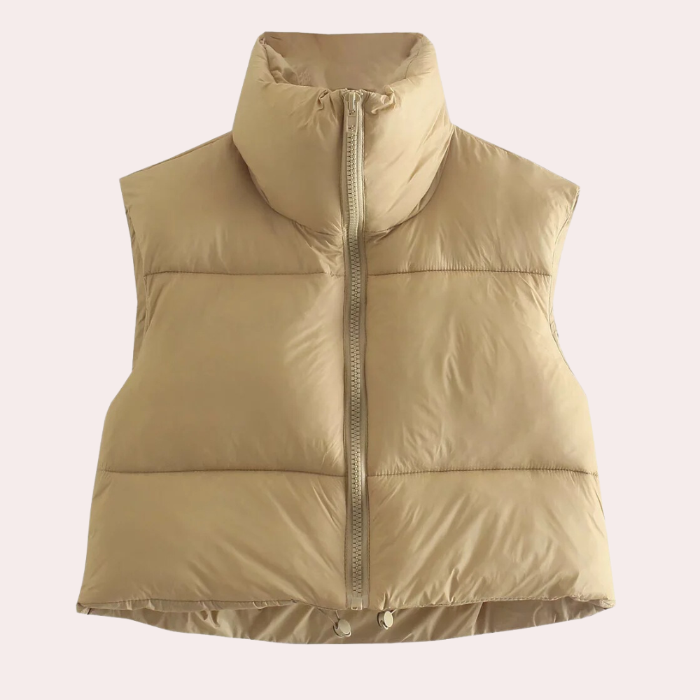 Gewatteerde Korte Damesbodywarmer - Liora