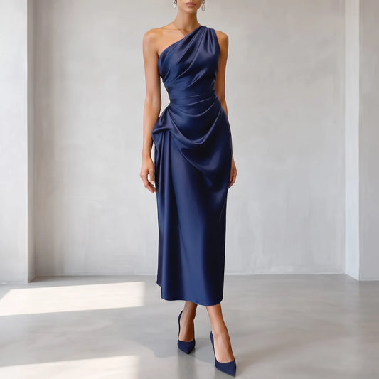 One-Shoulder Avondjurk -  Minnie