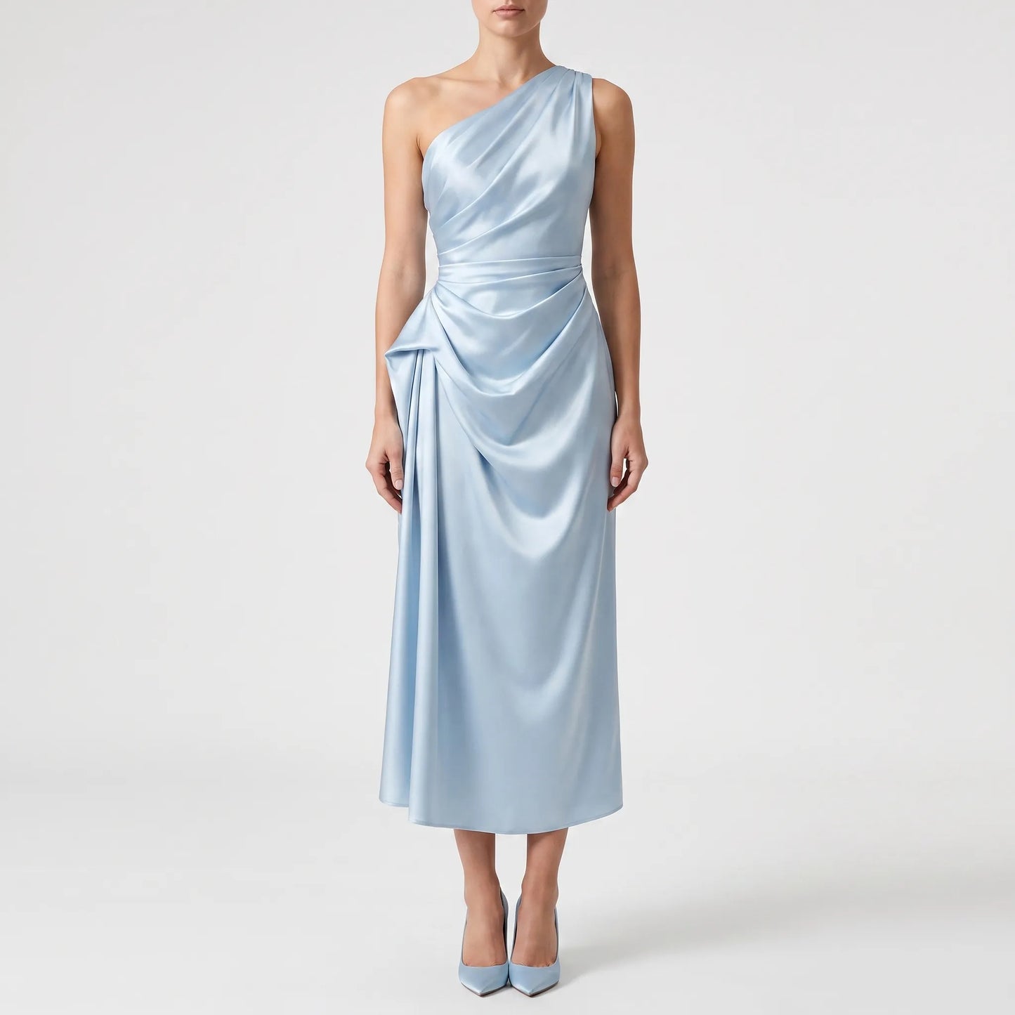 One-Shoulder Avondjurk -  Minnie
