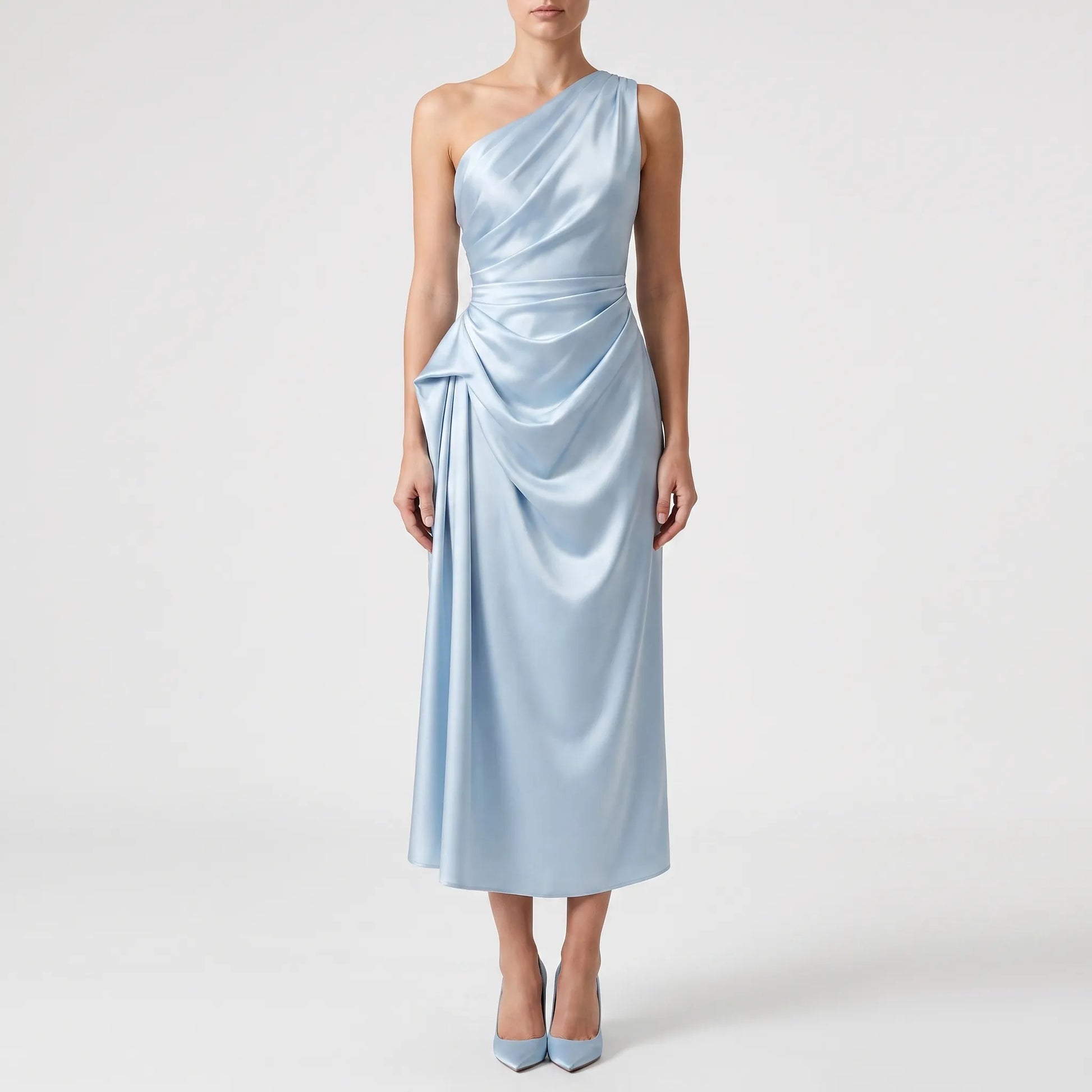 One-Shoulder Avondjurk -  Minnie