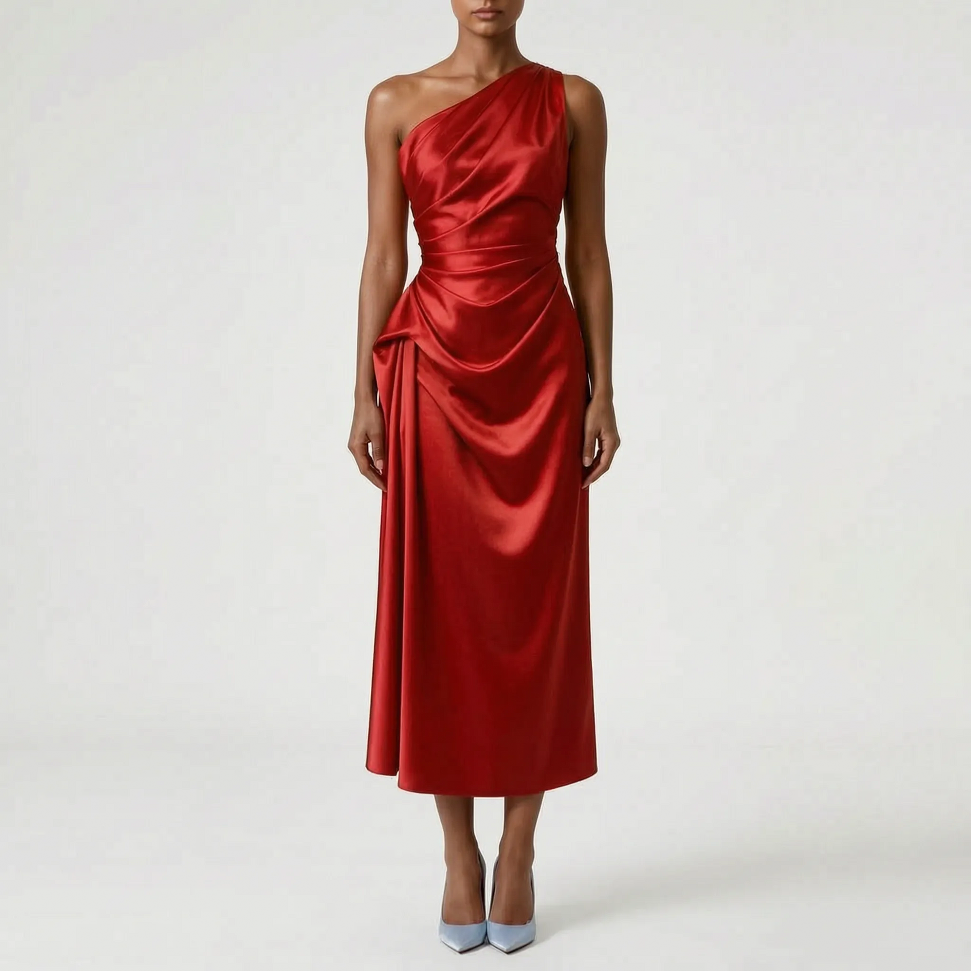 One-Shoulder Avondjurk -  Minnie