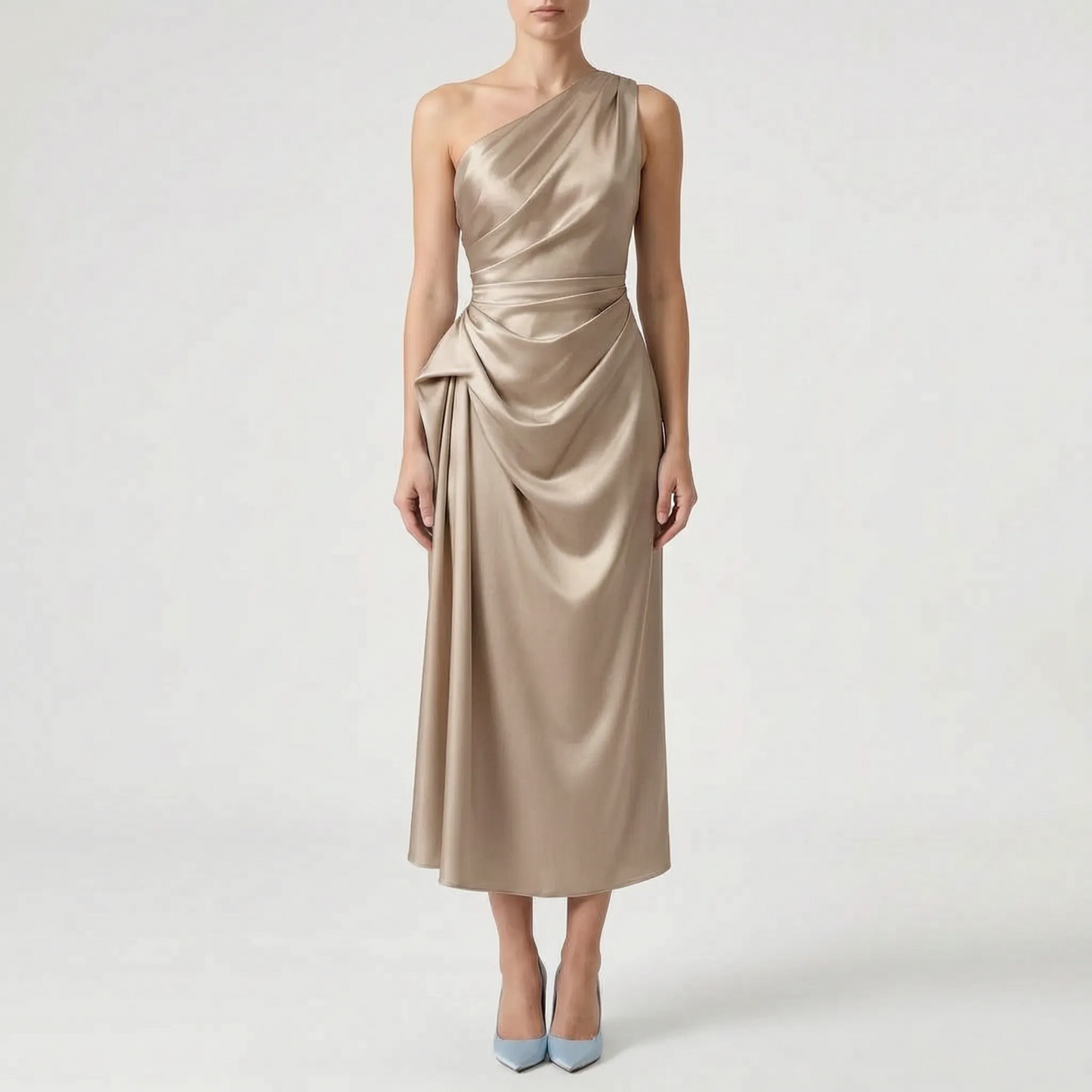 One-Shoulder Avondjurk -  Minnie