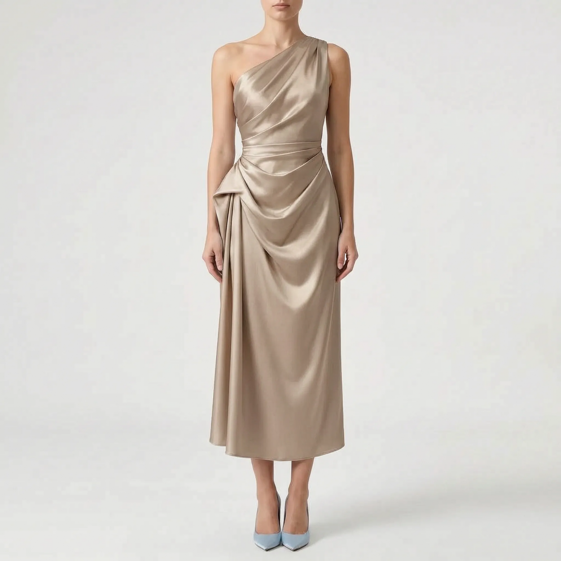 One-Shoulder Avondjurk -  Minnie