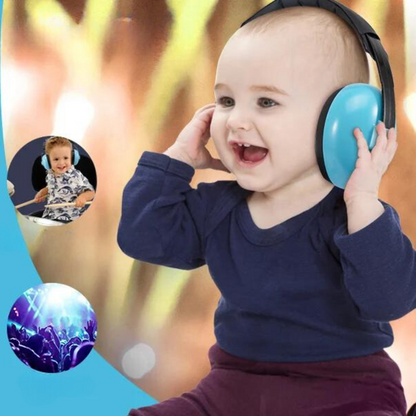 Geluidsdempende baby-oorbeschermers voor slaap en reizen – 1+1 gratis