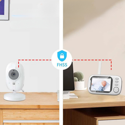 Babymonitoring met nachtzicht en tweerichtingsaudio – inclusief temperatuurweergave