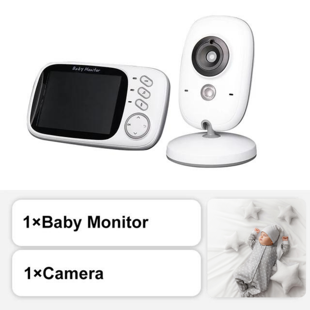 Babymonitoring met nachtzicht en tweerichtingsaudio – inclusief temperatuurweergave