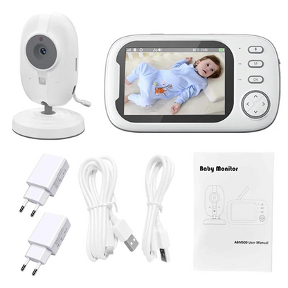 Babymonitoring met nachtzicht en tweerichtingsaudio – inclusief temperatuurweergave