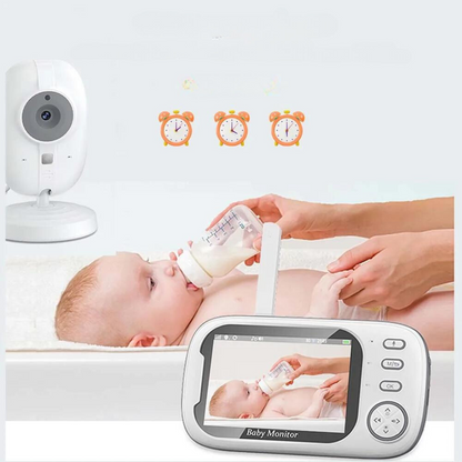 Babymonitoring met nachtzicht en tweerichtingsaudio – inclusief temperatuurweergave