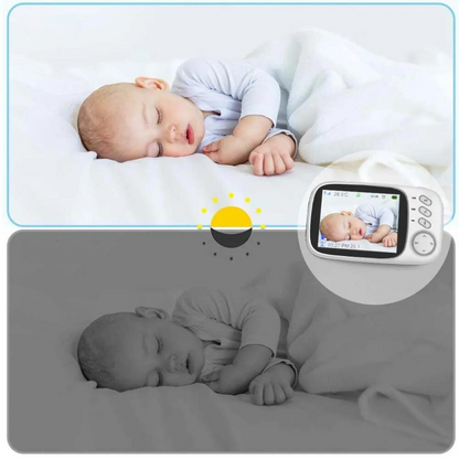 Babymonitoring met nachtzicht en tweerichtingsaudio – inclusief temperatuurweergave