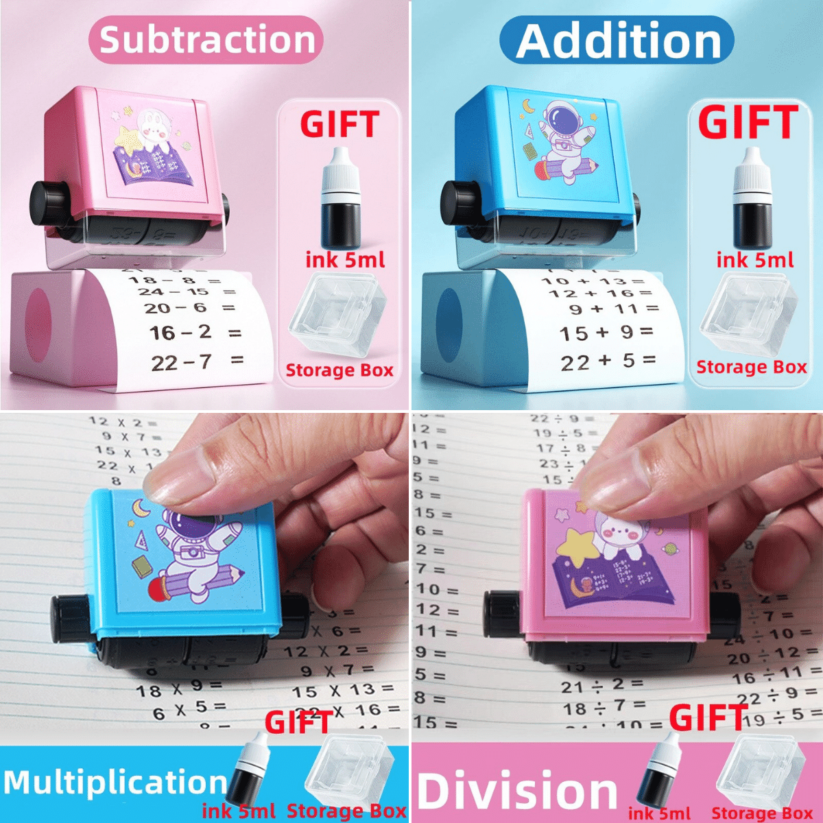 Leerzame Rekenstempel voor Kinderen - SumStempel