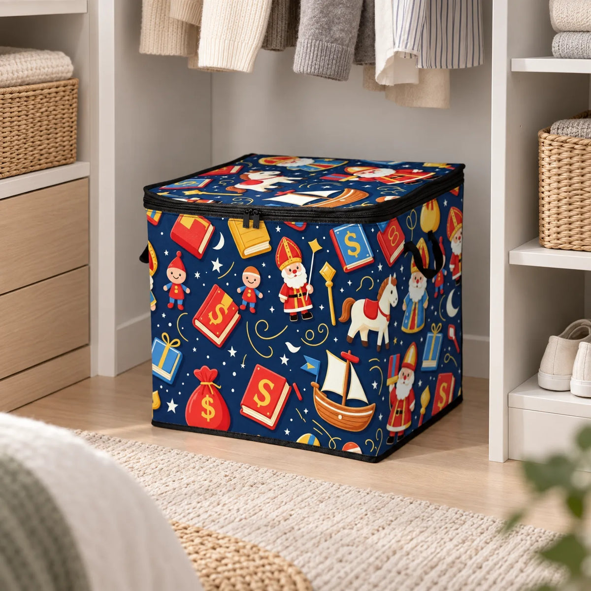 Opbergbox Met Rits En Deksel - Tidydock