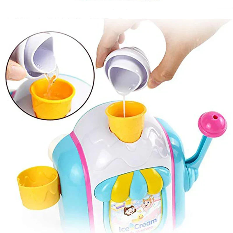 Badspeelgoed met schuimdispenser voor kinderen – interactief wasplezier in bad